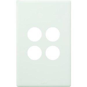 Excel Life 4Gang Cover Plate - Choose Colour